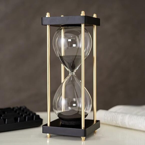 Large Sand Timer, Hourglass Timer 60 Minutes,Vintage Wooden Hour Glass Timer,Mod - Picture 6 of 6